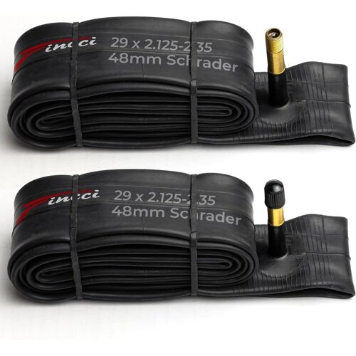 Chambre A Air 29 X 2.1 X2.20 X 2.35 Pouces Vtt - Paire Chambres À Air 29 Pouces De Valve Schrader 48mm Pour Route Vtt Bici, Montagne Bicyclette, Electricity Vélo - Un Paquet De 2 Accessoire Vtt