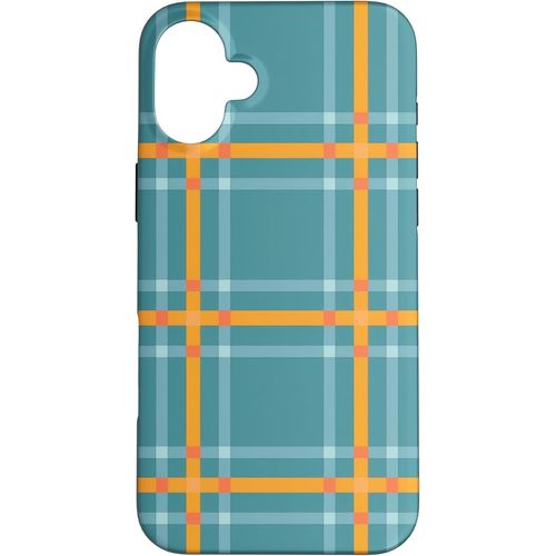 Kalanka-Plaid D'automne Halloween Orange Thanksgiving Automne Coque Pour Iphone 16 Plus