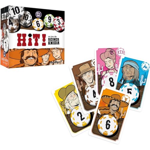 Chenquansarl-Pixiegames ¿ Hit! ¿ Jeu De Cartes Pour Toute La Famille | Stop Ou Encore | Far West | Bluff, Pr De Risque & Fous Rires | 2 À 5 Joueurs | Dès 8 Ans