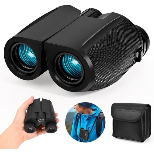 EPKH-Puissantes Jumelles Compactes pour Adultes et Enfants Etanche Mini Jumelles Puissante avec BAK4 Prime Objectif FMC pour Observation des Oiseaux Voyage Observation de Chasse