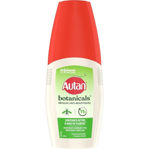 Botanicals Spray Corps - Répulsif Anti-Moustiques - Substance Active À Base De Plantes - Jusqu'à 6h De Protection - 1 Spray, 100ml 