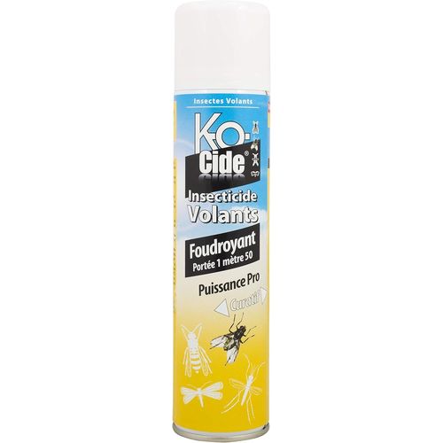 KALANKA-ABATOUT K-OCIDE - Foudroyant Volants - Insecticide - Volants - Valve Mini-Jet - 400 ML
