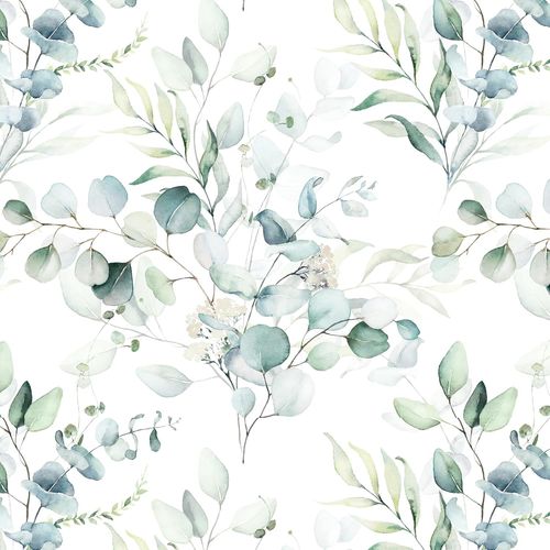 Kalanka-Papier Peint Autocollant, Fleuri, Feuilles, 44cmx300cm, Auto-Adhésif, Imperméable, Décoratif, Pour Meuble Decoratif Salon Salle De Bain Chambre Armoire Porte Murale
