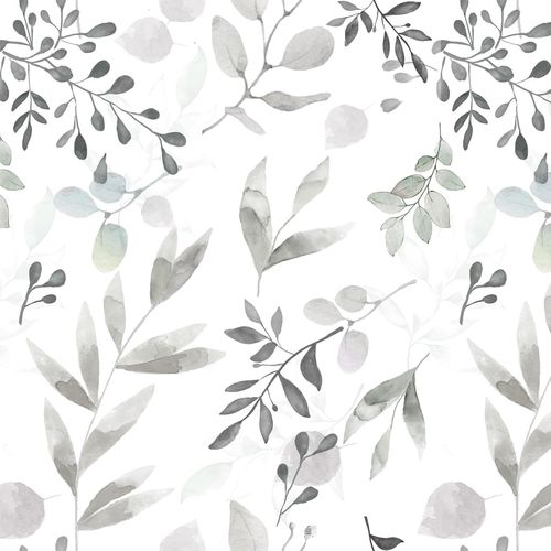 Kalanka-Papier Peint Autocollant, Fleuri, Feuilles, 44cmx300cm, Auto-Adhésif, Imperméable, Décoratif, Pour Meuble Decoratif Salon Salle De Bain Chambre Armoire Porte Murale
