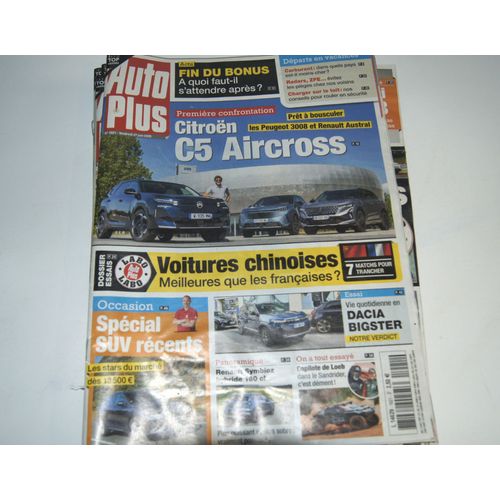 Lot De 4 Revues Auto Plus Juin 2025