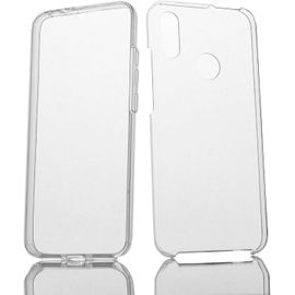 Kal-Coque Pour Xiaomi Redmi Note 7 / Redmi Note 7 Pro Silicone Transparent Housse Antichoc Double Face 360 Degrés Etui Arrière Et Avant - Protection Complète De Votre Téléphone Portable