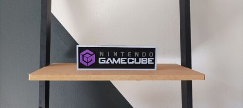plaque decorative / console retro gaming / game cube