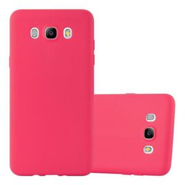 Cadorabo Housse compatible avec Samsung Galaxy J5 2016 en CANDY ROUGE - Étui de protection en silicone TPU flexible