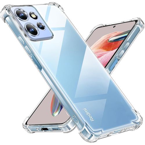 Coque Transparente Pour Xiaomi Redmi Note 12 4g - Bumper Tpu Flexible, Coussins D'air Intégrés Anti-Chocs, Anti-Jaunissement, Ultra Fine