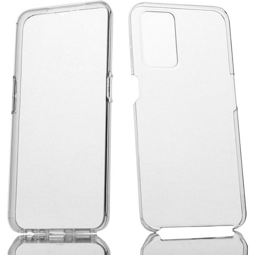KAL-Coque Pour Oppo A16/A55/A16S/A54 Silicone Transparent Housse Antichoc Double Face 360 Degrés Etui Arrière Et Avant