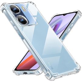 Tianyi-Coque Pour Xiaomi Redmi A1 4g / Redmi A2 4g, [Coussin D'air Intégré] Anti-Jaunissement Souple Tpu Bumper Coque Protection Pour Redmi A1, Transparente