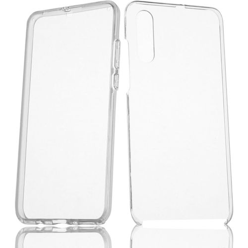 Kalanka-Coque Pour Huawei P30 Silicone Transparent Housse Antichoc Double Face 360 Degrés Etui Arrière Et Avant - Protection Complète De Votre Téléphone Portable
