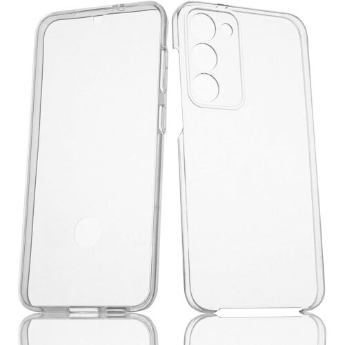 KAL-Coque Pour Samsung Galaxy S23 Plus Silicone Transparent Housse Antichoc Double Face 360 Degrés Etui Arrière Et Avant - Protection Complète De Votre Téléphone Portable