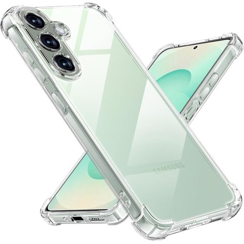 Coque Pour Samsung Galaxy S25 Plus/S25+ 5g, [Coussin D'air Intégré] Anti-Jaunissement Souple Tpu Bumper Coque Protection Pour Samsung S25 Plus, Transparente