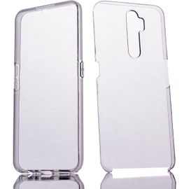 Kal-Coque Pour Oppo A9 2020/A5 2020 Silicone Transparent Housse Antichoc Double Face 360 Degrés Etui Arrière Et Avant - Protection Complète De Votre Téléphone Portable
