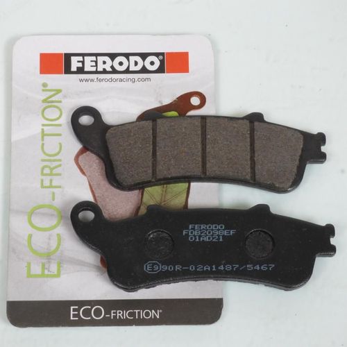 Plaquette De Frein Ferodo Pour Moto Honda 800 Vfr Fi Vtec 2002 À 2009 Avg / Ar Neuf