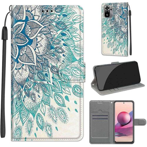 KAL-Coque Pour Xiaomi Redmi Note 10 4G / Xiaomi Redmi Note 10S, Etui Protection Housse Premium En Cuir Pu,Flip Case Compatible Avec Pour Redmi Note 10 4G / Note 10S (6,43 Pouces)