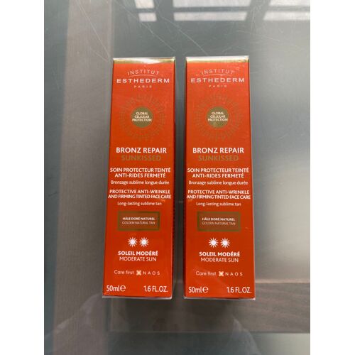 2 Tubes Bronze Repair Sunkissed (Soin Protecteur Esthederm) 