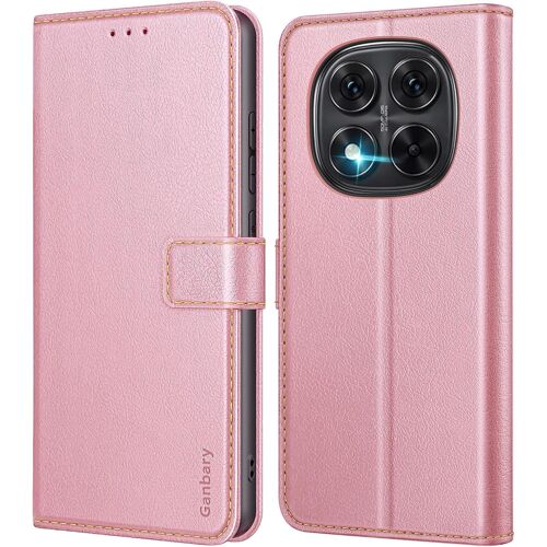 Coque pour Xiaomi Redmi Note 14 Pro 4G (Pas pour 5G), [Housse en Cuir PU Premium] [Etui à Rabat] [Pochette de Portefeuille], Étui de Protection pour Xiaomi Redmi Note 14 Pro 4G - Rouge