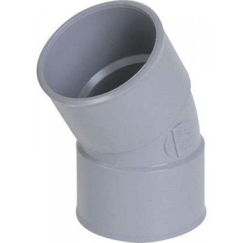 Coude PVC à 30° femelle / femelle - Ø 80 - CR33 NICOLL