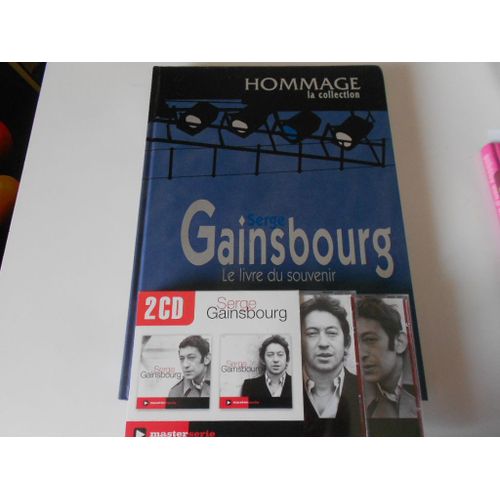 Serge Gainsbourg : Le Livre Du Souvenir 220 Pages Et Coffret 2 Cd'S Master Serie