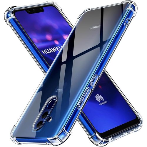 Coque Pour Huawei Mate 20 Lite, Ultra Transparent Étui De Protection En Silicone Antichoc Avec Coins Renforcés, Clair Mince Souple Tpu Bumper Housse