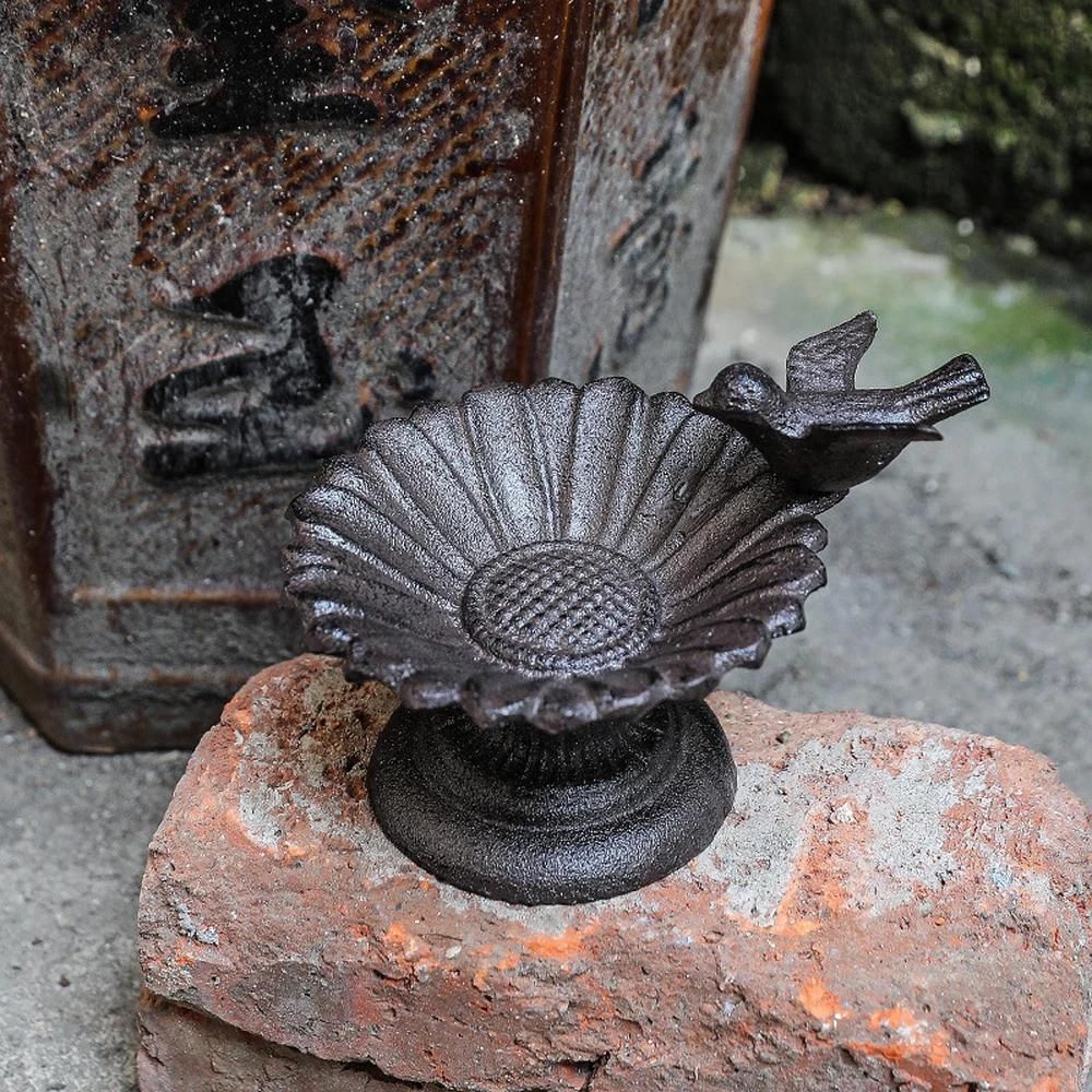 Mangeoire Fixation Murale Bain D'oiseaux Et Mangeoire Esschert Design Fallen Fruits - Fixation Murale, Fonte, Marron Bain Oiseaux Fonte