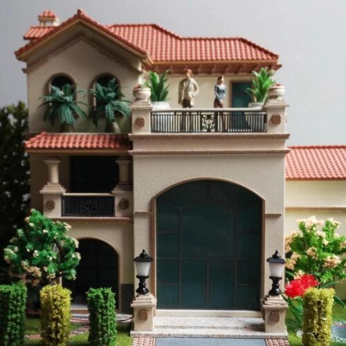 10x Modèle Miniature Réverbères Échelle Ho Éclairage Led Jardin Pelouse