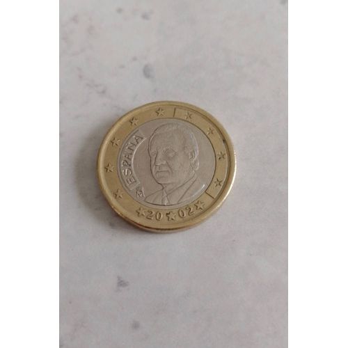 Pièce De 1 Euros De 2002 Espagne