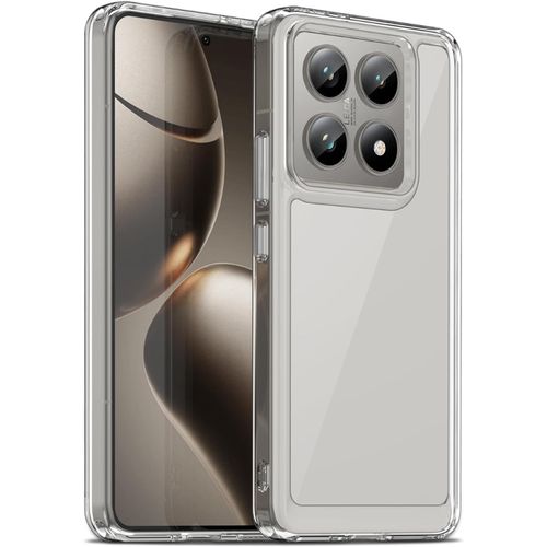 Kal-Coque Pour Xiaomi 14t/Xiaomi 14t Pro 5g, Housse De Protection Antichoc, Anti-Jaunissemente, Anti-Rayures, Case Arrière Rigide En Pc, Étui Tpu Ultra-Mince, Transparente