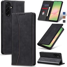 JGD-Coque pour Samsung Galaxy A56, Housse Etui en Cuir PU Portefeuille [Antichoc] [Magnétique] [Porte Cartes] [Stand Fonction] Flip Coque (Noir)