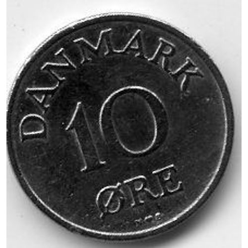 Danemark 10 Ore 1953