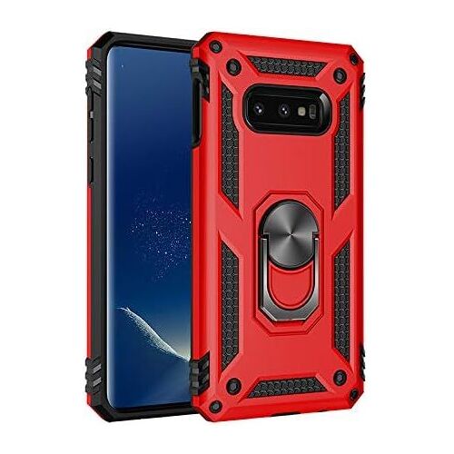 TIANYI-Coque Galaxy S7, Coque Samsung S7, + HD Verre trempé, Etui Housse de Protection Antichoc Durable Résistante 2 en 1 Hybride PC Robuste TPU Souple pour Samsung Galaxy S7,Rouge