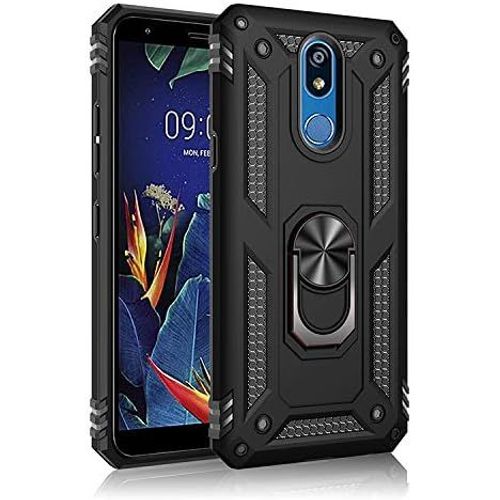 Kal-Coque Pour Huawei Mate 20 Lite, Étui Protection Tpu Souple Durable Avec Support De 360° Rotation Anneau [Support De Voiture Magnétique][Protection Antichoc][Armor Box] Coque,