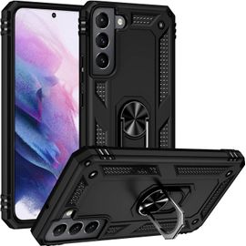 Coque Samsung Galaxy S8 Plus ¿ Double Couche Antichoc, Protection Militaire 360°, Anneau Rotatif Magnétique 360° Compatible Support Voiture, Bords Surélevés Et Découpes Précises