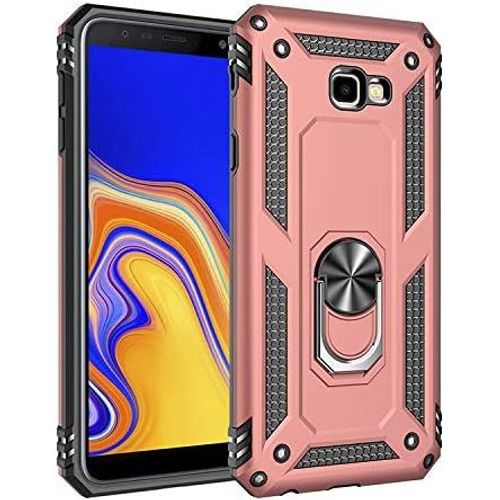 Kal-Coque Pour Galaxy J7 Prime/On7 2016, Avec Anneau Support, Coque Etui Housse Galaxy J7 Prime/On7 2016 Antichoc Militaire [Tough Armor] Heavy Duty Shock Proof Protective Housse,