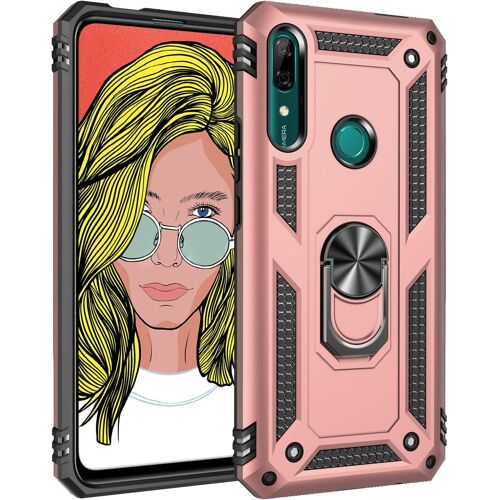 SJZG-Coque Huawei P Smart Z/Y9 Prime 2019, Avec Anneau Support, Coque Etui Housse Huawei Y9 Prime 2019 Antichoc Militaire [Tough Armor] Heavy Duty Shock Proof Protective Housse Pour P Smart Z