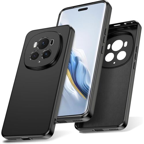 KAL-Coque Pour Honor Magic 6 Pro 5G Case En Silicone, Etui De Protection Antichoc Cover Etui Housse Silicone Ultra Mince Pour Honor Magic 6Pro, Noir