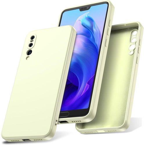 KAL-Coque Pour Huawei P20 Pro Case En Silicone, Etui De Protection Antichoc Cover Etui Housse Silicone Ultra Mince Pour Huawei P20Pro, Blanc