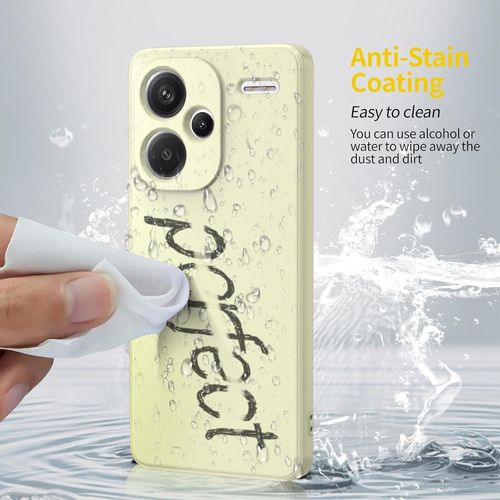 Coque Pour Xiaomi Redmi Note 13 Pro Plus 5g Case En Silicone, Etui De Protection Antichoc Cover Etui Housse Silicone Ultra Mince Pour Redmi Note 13 Pro+, Blanc