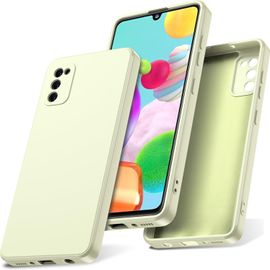 Kal-Coque Pour Samsung Galaxy A41 Case En Silicone, Etui De Protection Antichoc Cover Etui Housse Silicone Ultra Mince Pour Samsung A41, Blanc