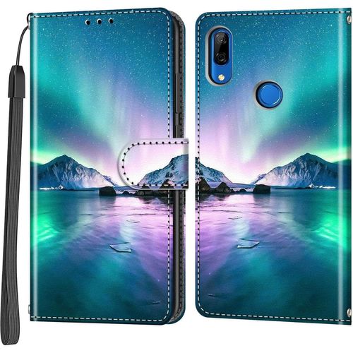 Kal-Coque Pour Huawei P Smart Z / Y9 Prime 2019, Antichoc Portefeuille Housse Flip Case Étui Compatible Huawei Enjoy 10 Plus/Honor 9x / Honor 9x Pro