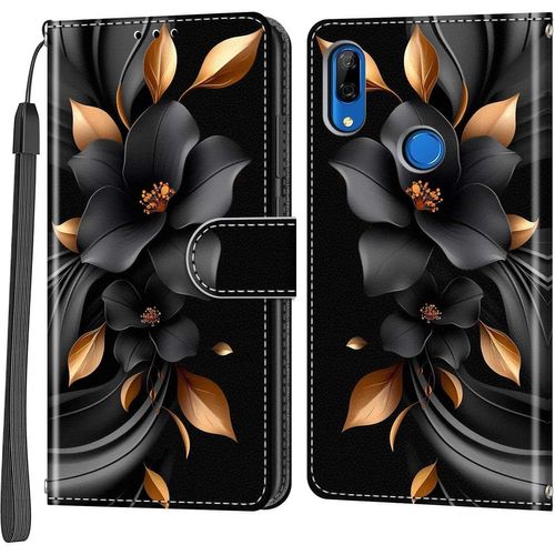 Kal-Coque Pour Huawei P Smart Z / Y9 Prime 2019, Antichoc Portefeuille Housse Flip Case Étui Compatible Huawei Enjoy 10 Plus/Honor 9x / Honor 9x Pro