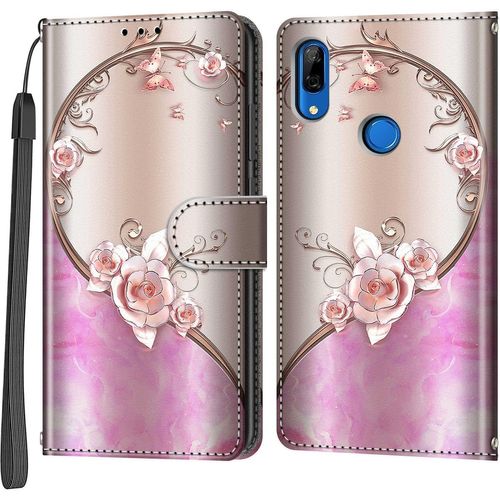 Kal-Coque Pour Huawei P Smart Z / Y9 Prime 2019, Antichoc Portefeuille Housse Flip Case Étui Compatible Huawei Enjoy 10 Plus/Honor 9x / Honor 9x Pro
