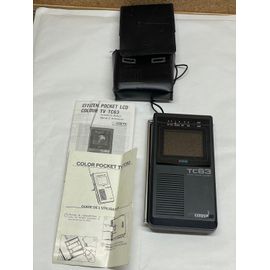 Téléviseur Vintage Citizen TC-63 LCD Pocket TV - Télé Miniature - Années 90