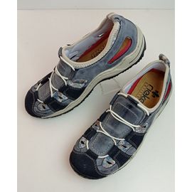 Basket Rieker Neuf Chaussure Sport Tennis Ville Détente Basse Ete Marque Randonnée Derby Course Running Sneaker Compensé Plat Sandale Ballerine Trotteur Talon Pied Sensible Léger Souple Cuir