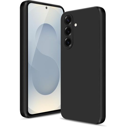 Coque Silicone Souple Pour Samsung Galaxy S25 Plus - Protection Caméra Renforcée, Antichoc, Intérieur Microfibre Anti-Rayures, Compatible Charge Sans Fil, Noir