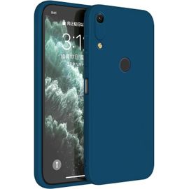 Kal-Coque Pour Huawei Y6 2019 / Y6 Pro 2019 / Honor 8a / Y6s 2019 (6.09"" Inches) Etui Housse, Protecteur De Peau En Silicone Tpu - Bleu Saphir