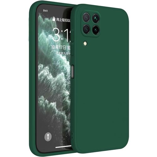 KAL-Coque Pour Huawei P40 Lite 4G (6.4"" Inches) Etui Housse, Protecteur De Peau En Silicone Tpu - Vert Foncé