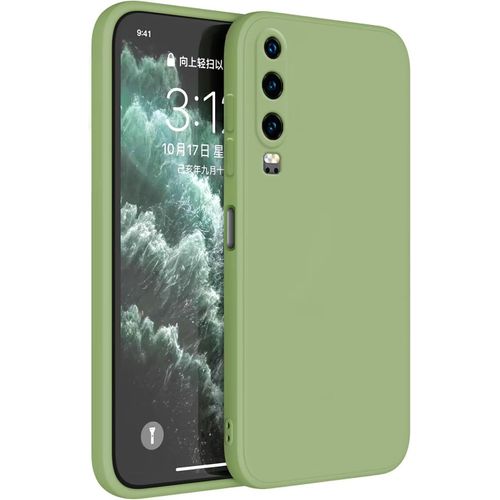 Kal-Coque Pour Huawei P30 (6.1"" Inches) Etui Housse, Protecteur De Peau En Silicone Tpu - Vert Matcha